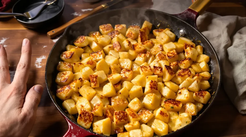 Croustillantes dehors, fondantes dedans : le secret, c'est ce que je fais avant d'enfourner mes pommes de terre